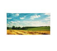 Bannière Champ de Blé, Bannière Extérieur/Intérieur, Décoration pour Anniversaire, Fête, Mariage, Festival, Halloween