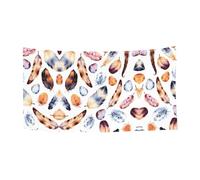 Bannière colorée avec impression de plumes de paon pour intérieur et extérieur, panneau décoratif de vacances avec 4 œillets métalliques, atmosphère festive