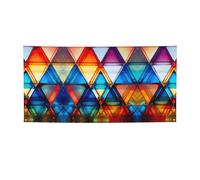 Bannière colorée avec impression triangulaire pour décoration de fête d'anniversaire