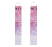 Bannière colorée en marbre pastel rose bleu violet pour plusieurs occasions à suspendre n'importe où