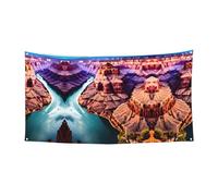 Bannière colorée imprimée Grand Canyon pour décoration de fête, anniversaire, Halloween et anniversaire de mariage