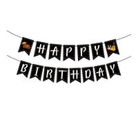 Bannière D'anniversaire sur le Thème de L'amitié, Pré-Assemblée Inspirée des Séries Télévisées Bannière Joyeux Anniversaire Décorations pour une Fête Années 90 Idéale pour Fans Séries Télévisées