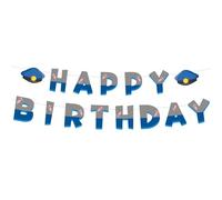 Bannière d'Anniversaire sur le Thème du Lapin, Pré-Assemblée Inspirée d'un Dessin Animé Lapin Bannière Joyeux Anniversaire pour Garçons et Filles Enfants Fêtes Baby Showers et Décorations