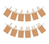 Bannière de 1er anniversaire pour nouveau-né à 12 mois, bannière photo de 12 mois, photo d'anniversaire garçon et fille pour banquet du 100e jour, cérémonie mariage, demande en mariage, style 1