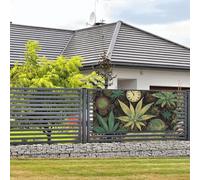 Bannière de bienvenue - Bannière de vacances « A Puff in Time » - Bannière murale à suspendre pour photo - Toile de fond avec 4 trous - Bannière de porte - Décoration de fête - Petite taille