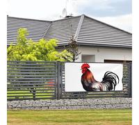 Bannière de bienvenue - Bannière de vacances - Bannière murale à suspendre - Drapeau photo - Toile de fond avec 4 trous - Panneau de porche - Bannière de porte - Décoration de fête - Petite taille