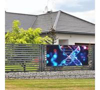 Bannière de bienvenue pour fête de vacances - Bannière génétique à suspendre au mur - Drapeau photo - Toile de fond avec 4 trous - Panneau de porte - Décoration de fête - Petite taille