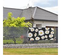 Bannière de bienvenue pour fête de vacances - Bannière murale à suspendre - Drapeau pour photo - Toile de fond avec 4 trous - Bannière de porte - Décoration de fête - Petite taille