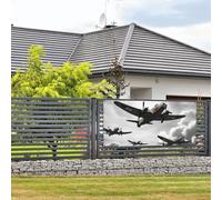 Bannière de bienvenue pour fête de vacances - Bannière murale à suspendre - Drapeau pour photo - Toile de fond avec 4 trous - Panneau de porche - Bannière de porte - Décoration de fête - Fournitures