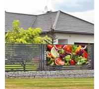 Bannière de bienvenue pour fêtes de fin d'année, bannière murale à suspendre avec 4 trous, bannière de porte, décoration de fête, fournitures de fête, taille M