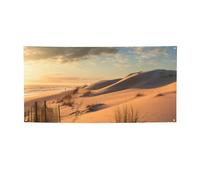Bannière de bienvenue pour photographie - Bannière de fond - Dunes de sable - Accessoires photo - Bannière pour clôture, anniversaire, jardin, fête - Décoration murale - 119 x 61 cm