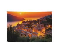 Bannière de bienvenue pour photographie - Bannière italienne - Accessoires photo pour clôture, anniversaire, jardin, fête, faveurs - Décoration murale - 180 x 119 cm