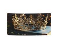Bannière de bienvenue pour photographie - Bannière vintage - Accessoires photo - Bannière pour clôture, anniversaire, jardin - Fournitures de fête - Décoration murale - 119 x 61 cm
