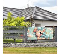 Bannière de bienvenue pour photographie de fête, arrière-plan photo, animal mignon, panneau de porte arc-en-ciel, bannière à suspendre, décoration murale, panneau de bienvenue, décoration de fête