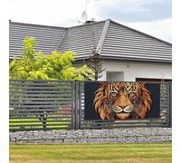 Bannière de bienvenue pour photographie de fête, arrière-plan photo, fond de Nouvel An, logo tigre, panneau de porte, bannière à suspendre, décoration murale, panneau de bienvenue pour porche