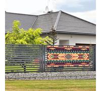 Bannière de bienvenue pour photographie de fête, arrière-plan photo, motif de style sud-ouest, panneau de porte, bannière à suspendre, décoration murale, panneau de bienvenue, décoration de fête