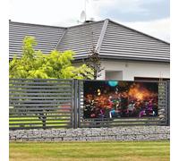 Bannière de bienvenue pour photographie de fête, arrière-plan photo, notes de musique colorées, panneau de porte, bannière à suspendre, décoration murale, panneau de bienvenue, décoration de fête