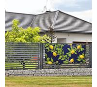 Bannière de bienvenue pour photographie de fête, arrière-plan photo, panneau de porte citronnier, bannière à suspendre, décoration murale, panneau de bienvenue, décoration de fête, petit