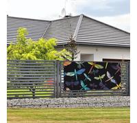 Bannière de bienvenue pour photographie de fête, arrière-plan photo, panneau de porte coloré, bannière à suspendre, drapeau à suspendre, décoration murale, panneau de bienvenue pour porche, décoration