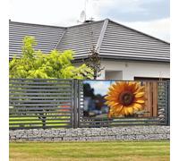 Bannière de bienvenue pour photographie de fête, arrière-plan photo, panneau de porte de ferme, tournesol, bannière à suspendre, décoration murale, panneau de bienvenue pour porche, fournitures de