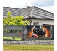 Bannière de bienvenue pour photographie de fête, arrière-plan photo, panneau de porte de football américain, bannière à suspendre, décoration murale, panneau de bienvenue pour porche, décoration de