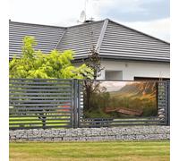 Bannière de bienvenue pour photographie de fête, arrière-plan photo, panneau de porte de parc sauvage, bannière à suspendre, décoration murale, panneau de bienvenue pour porche, fournitures de