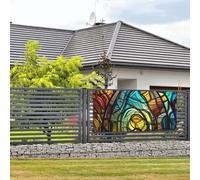 Bannière de bienvenue pour photographie de fête, arrière-plan photo, panneau de porte en verre teinté à suspendre, bannière murale, décoration de porche, fournitures de décoration de fête, petite