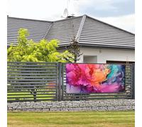 Bannière de bienvenue pour photographie de fête, arrière-plan photo, peinture à l'aquarelle colorée, panneau de porte, bannière à suspendre, décoration murale, panneau de bienvenue, panneau de