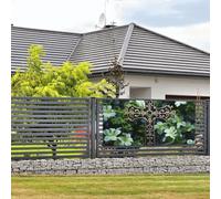 Bannière de bienvenue pour photographie de fête, fond photo, croix noire parmi fleurs vertes, panneau de porte, bannière à suspendre, décoration murale, panneau de bienvenue, décoration de fête