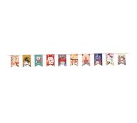 Bannière de Chat 26 Pieds, Fanion Japonais avec 20 Motifs différents, Banderole décorative Suspendue pour Izakaya, Maison, fête