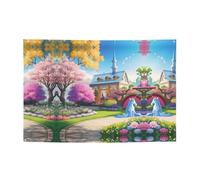 Bannière de conte de fées licorne pour créer une atmosphère festive - 119,4 x 180,3 cm - Pour Noël, fêtes nocturnes, réunions entre amis