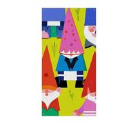 Bannière de couverture de porte colorée de 90 x 180 cm - Bannières de bienvenue saisonnières - Décoration verticale à suspendre pour porche, entrée, jardin