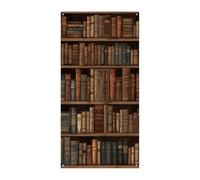 Bannière de couverture de porte de bibliothèque de bibliothèque 90 x 180 cm - Bannières de fête saisonnières - Panneau de bienvenue vertical - Décoration de porte à suspendre pour porche, entrée