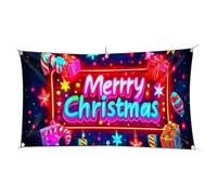 Bannière de Couverture de Porte de Garage de Noël, Fournitures de de Vacances, décoration Festive, Robuste, légère, imperméable, Utilisation intérieure/extérieure, matériau Textile, fête saisonni