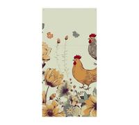 Bannière de couverture de porte pour enterrement de vie de jeune fille, papillons volants parmi fleurs, fournitures de décoration de fête, porche, bannière à suspendre, bannières de fête pour vacances
