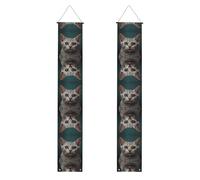 Bannière de décoration de fête de remise de diplôme avec chat étrange diamant - Bannière de saison de remise de diplôme pour une utilisation en