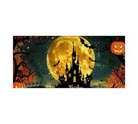 Bannière de décoration de porte de garage d'Halloween, décoration murale adaptée pour l'extérieur, la maison, la cour, les fêtes Kjw697 (A, D)