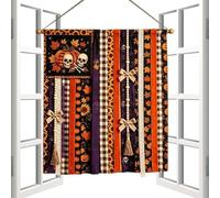 Bannière De Décoration Halloween Panneau Rustique Fantôme 68,5 x 76 cm | Bannière de porte Halloween et affiche intérieure Pour L'Automne Salon Chambre Entrée Manteau De Cheminée