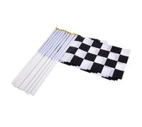 Bannière De Drapeau à Carreaux, Drapeau à Carreaux Sur Bâton | Vistaprint Hand Stick Flag Dracle - 10 Drapeau De Bâton à Main Facieur De Bâton Noir Et Blanc, Drapeau De La Bannière Avec Haut De