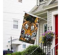 Bannière de drapeau double face résistante à la décoloration pour l'extérieur - Drapeau de bienvenue - Drapeau de bienvenue - Bannière de vœux personnalisée pour fête et maison