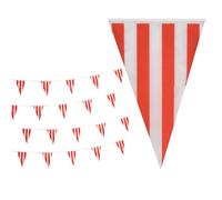 Bannière de fanion de de carnaval,Drapeaux de banderoles triangulaires à cordes - Drapeaux à rayures triangulaires, fournitures de décorations de fête d'anniversaire de de carnaval