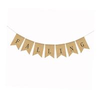 Bannière de Fanions Falling In Love en Lin pour Thanksgiving