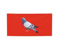 Bannière de fête à imprimé pigeon, décorations pour toutes les occasions, pour Thanksgiving, fêtes d'anniversaire et plus encore