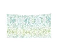 Bannière de fête avec algues vertes et bleu marine - Décoration de fête - Fête de la Toussaint - Halloween - Bannière de porte