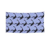 Bannière de fête avec impression scorpion pour rassemblements, festivals, décoration résistante aux UV pour Halloween, bar, salon