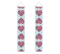 Bannière de fête de remise de diplôme à motif d'amour - Décoration intérieure et extérieure