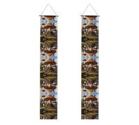 Bannière de fête de remise de diplôme à motif maison champignon - Décoration intérieure et extérieure