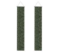 Bannière de fête de remise de diplôme à rayures vertes - Décoration intérieure et extérieure