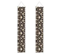 Bannière de fête de remise de diplôme avec motif crâne d'amour - Décoration intérieure et extérieure