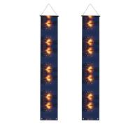 Bannière de fête de remise de diplôme Motif Pixel Particle Storm Décoration intérieure et extérieure